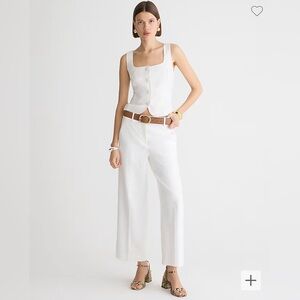 J. Crew Sydney pant in stretch linen blend